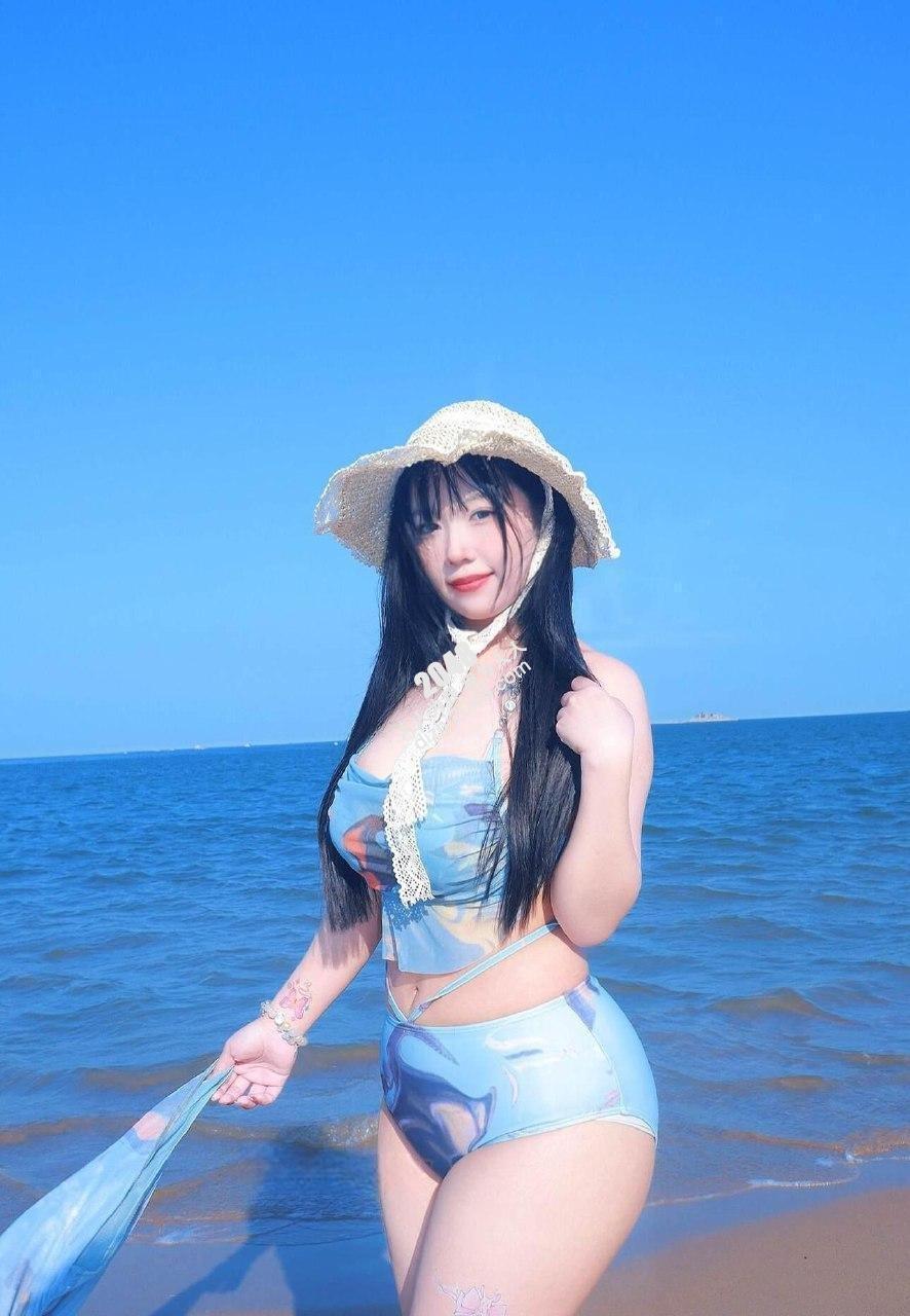 【20P】可爱多多杨 秘语空间No.040期  蓝纱比基尼