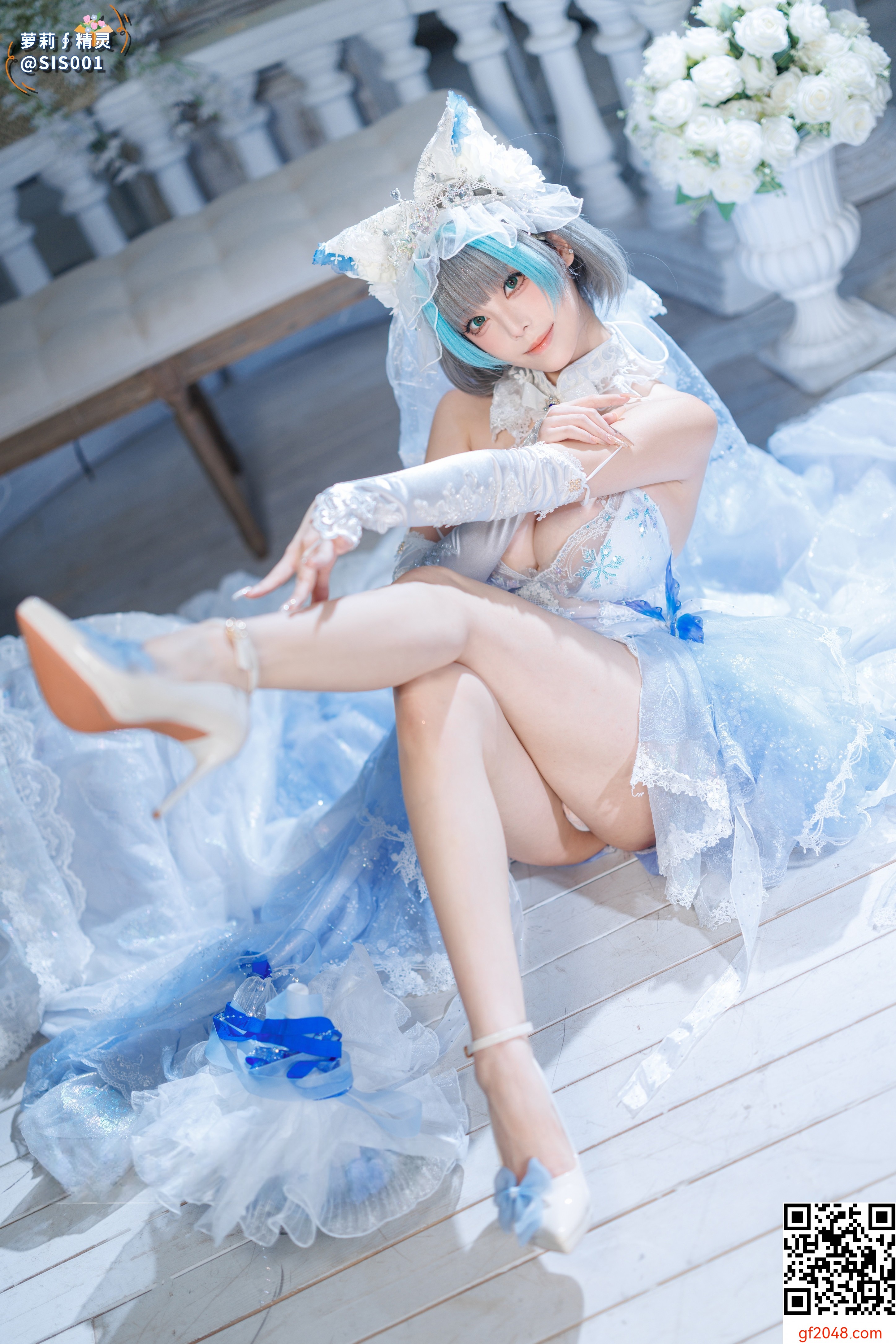 【达人组出品】Coser@蜜汁猫裘 - 柴郡花嫁 [125P]