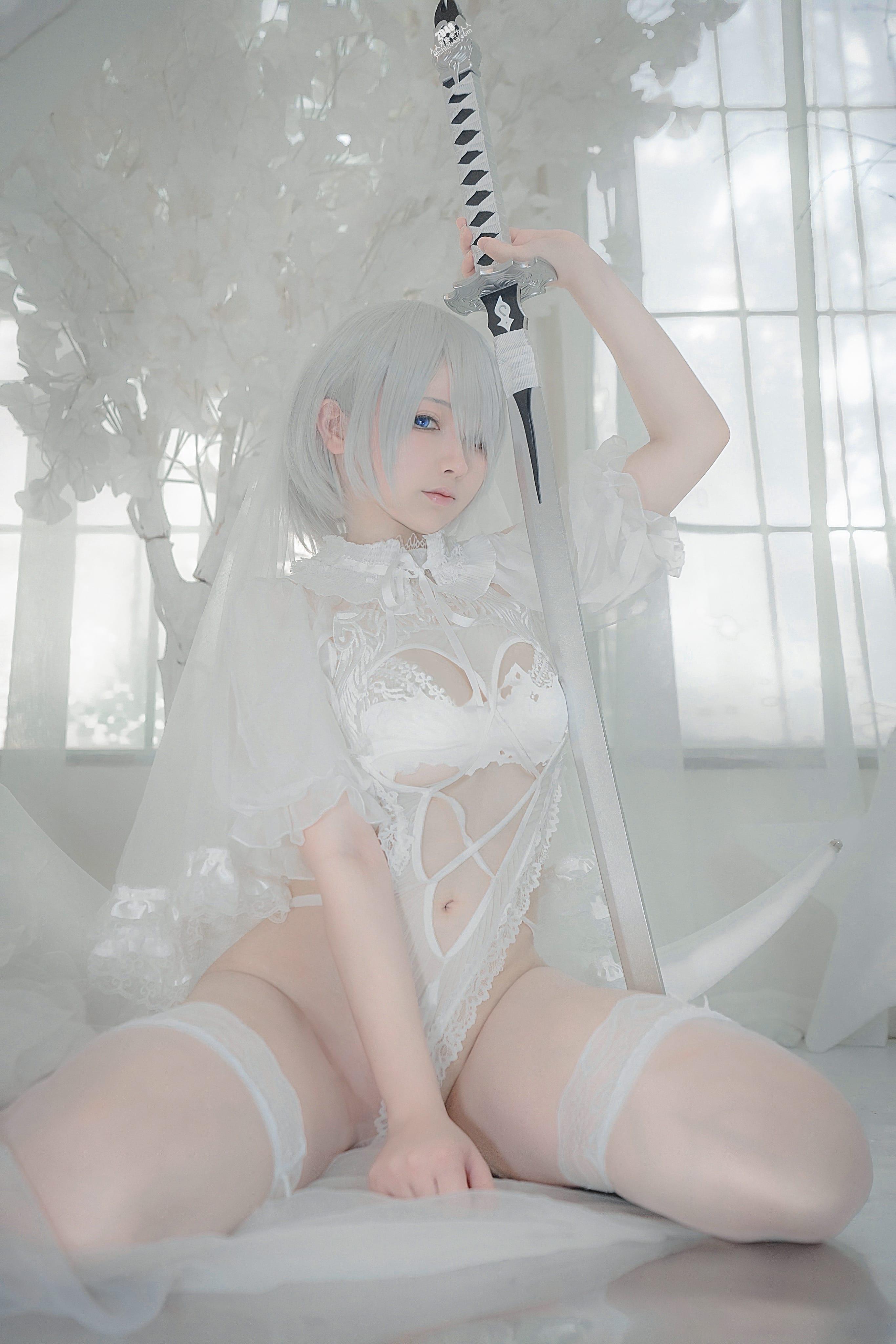 樱梨梨 - 2B白花嫁【24P】