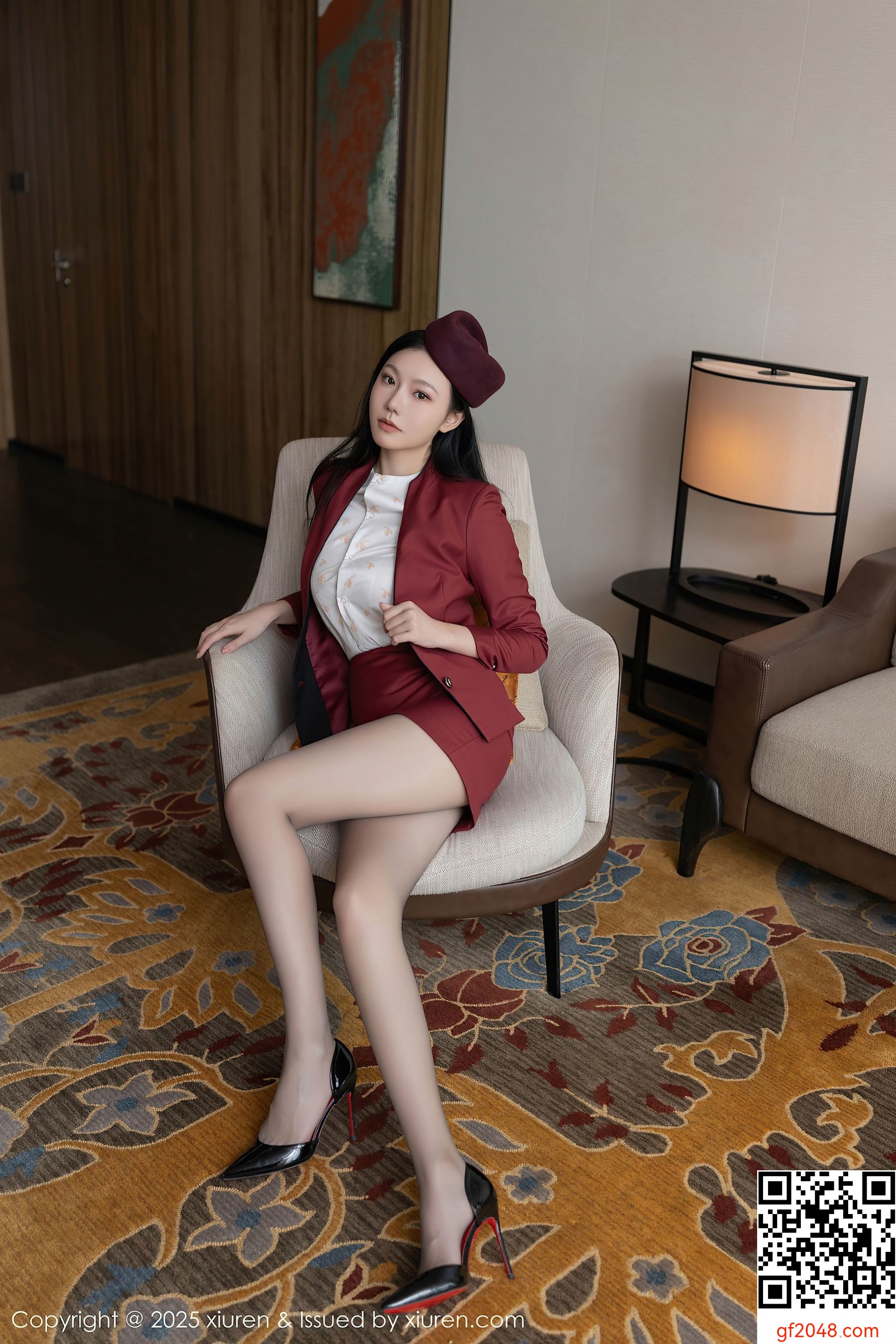 [XiuRen秀人网] No.10333 安然anran 空姐制服