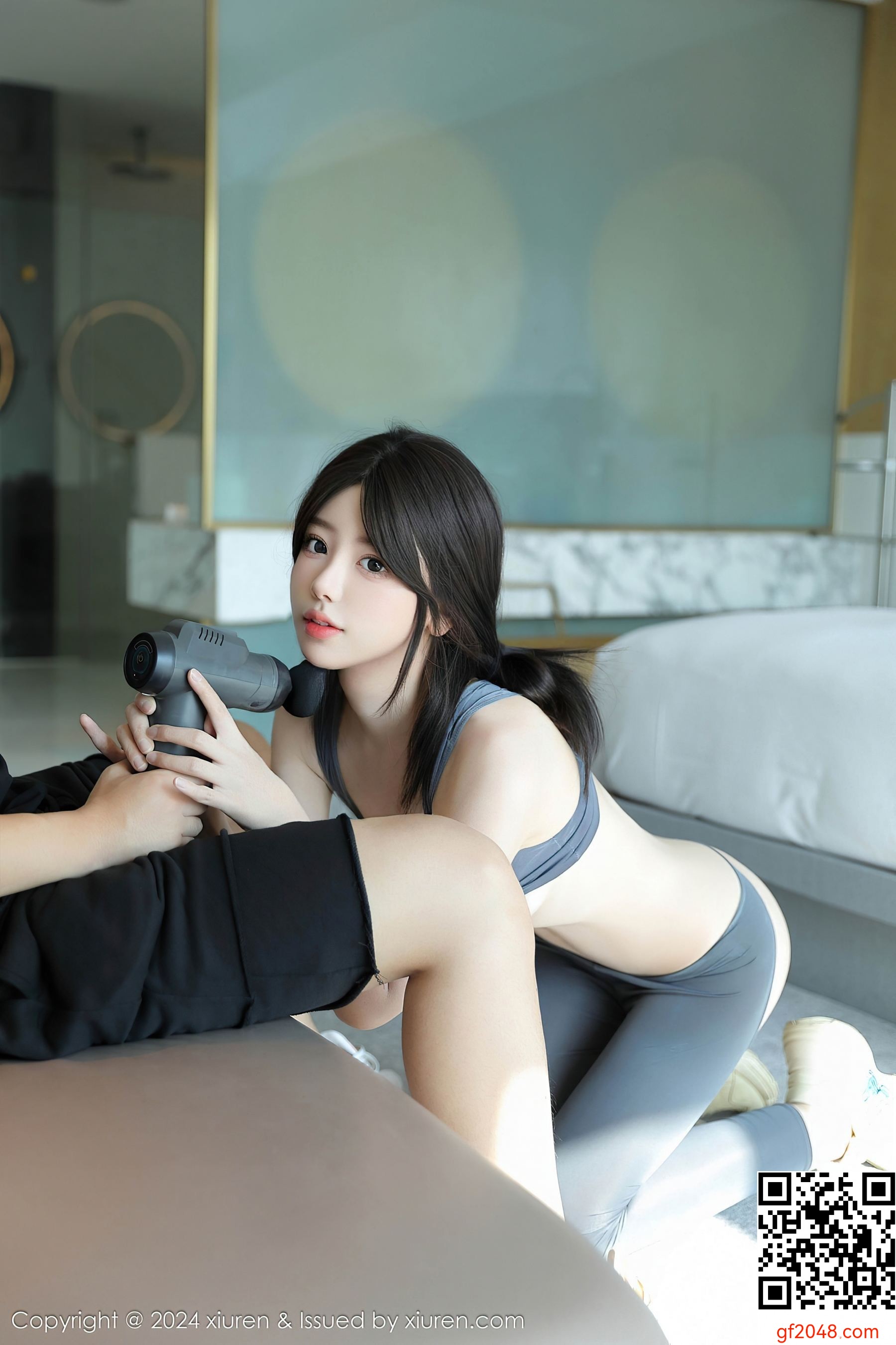 [XiuRen秀人网] No.9187 桃妖夭 健身馆美腿