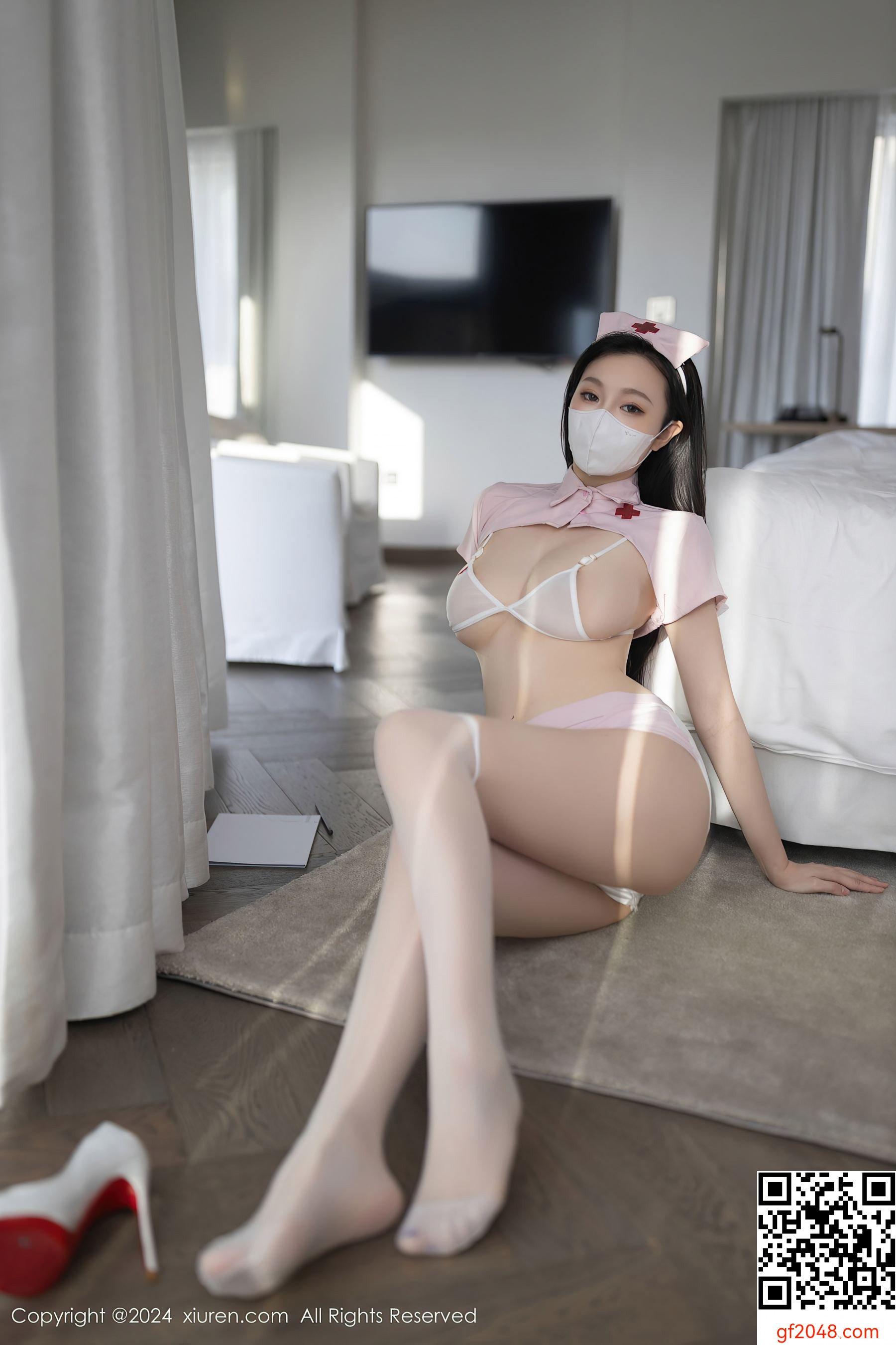 [XiuRen秀人网] No.9075 安然anran 丝袜美腿