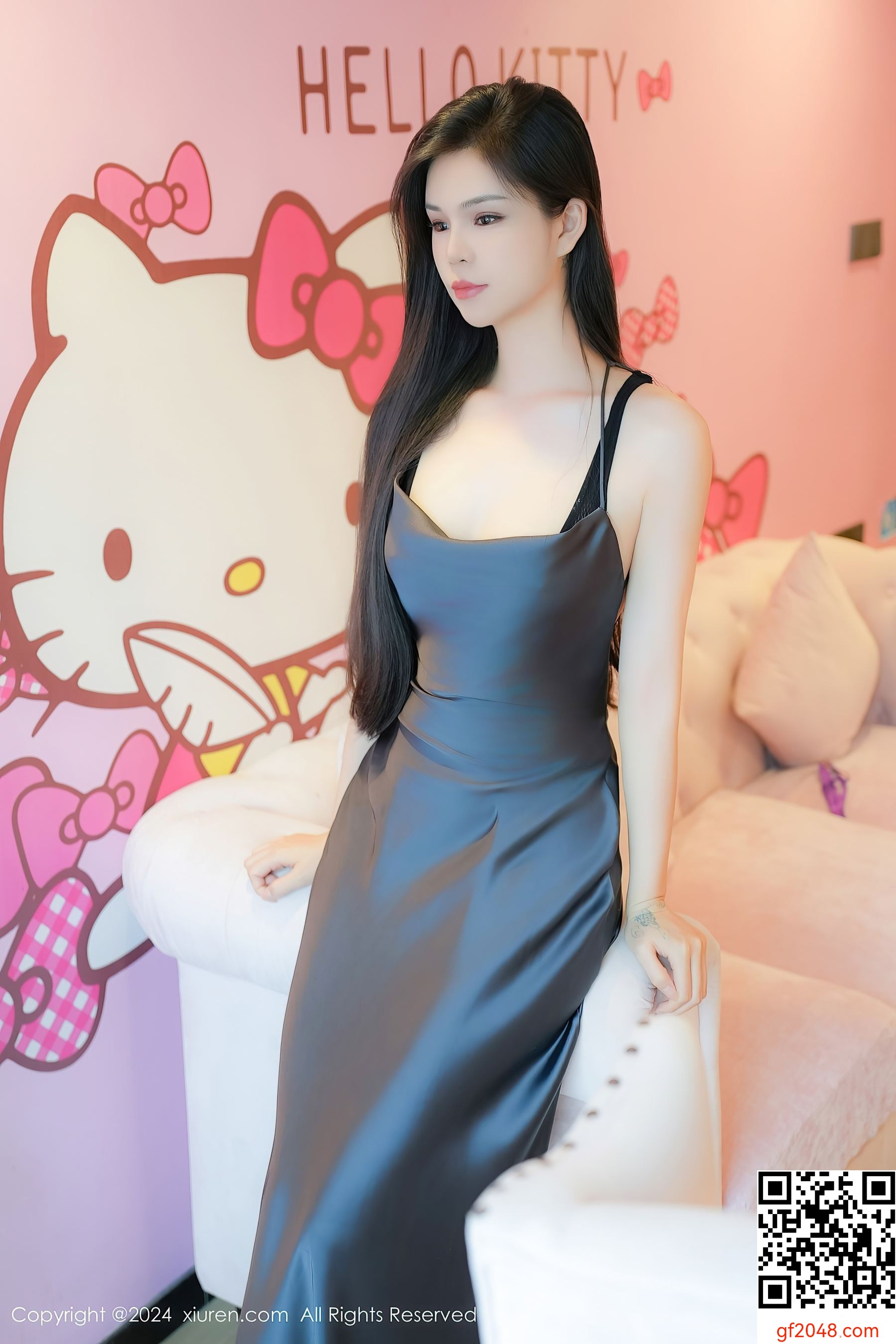 [XiuRen秀人网] No.8795 雪糕CiCi 黑丝美腿