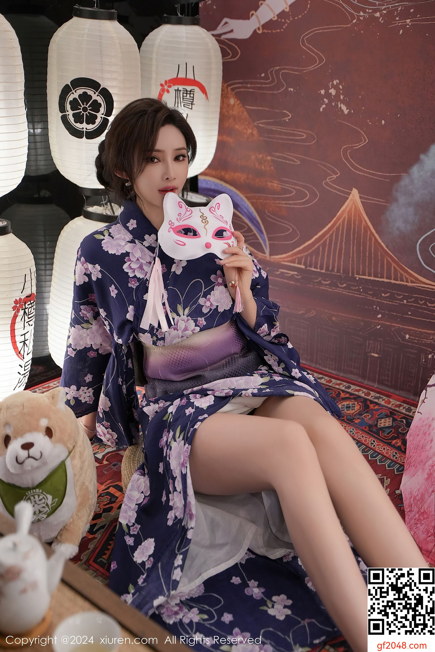 [XiuRen秀人网] No.7975 Carol周妍希 和服美臀