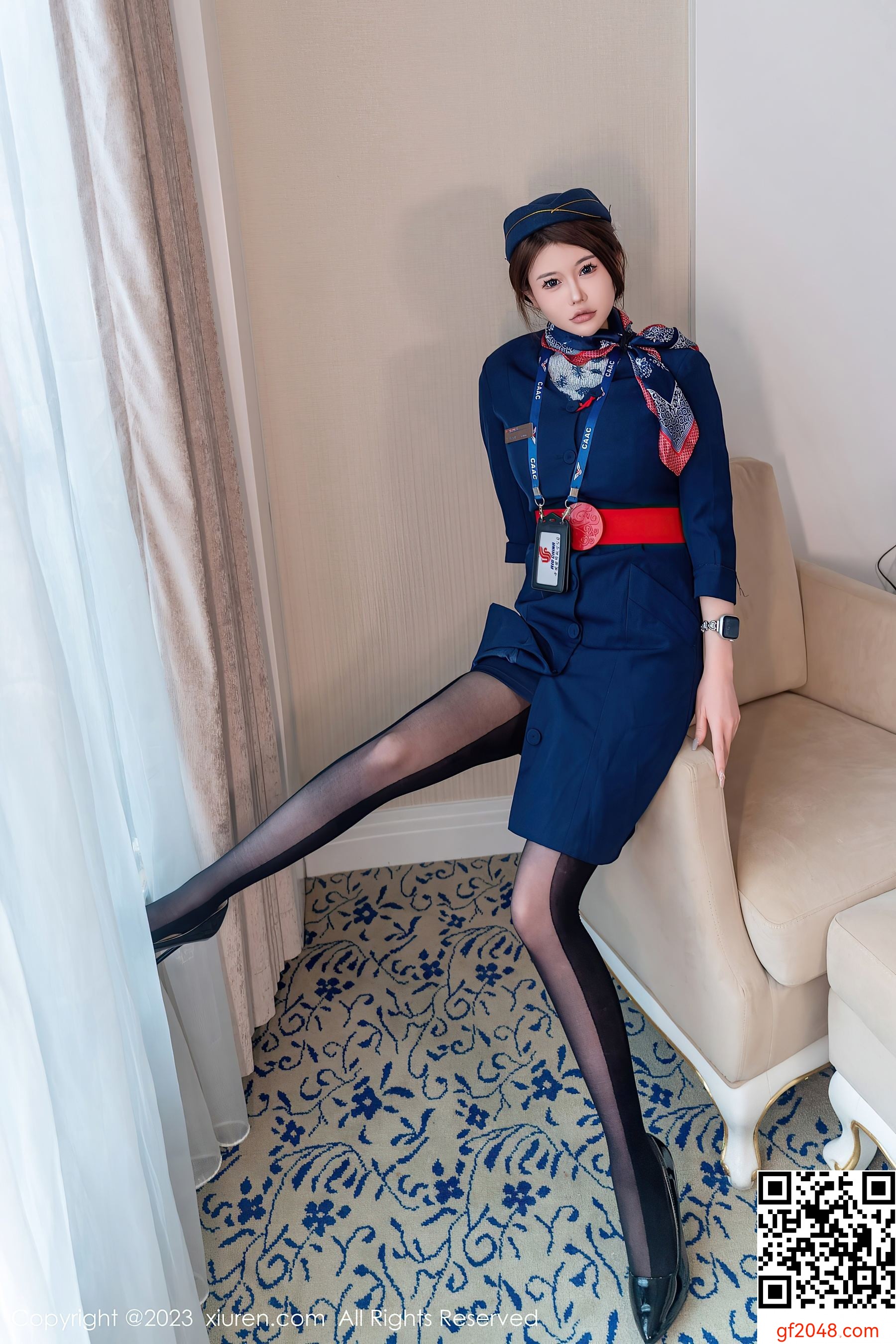 [XiuRen秀人网] No.7879 甜妮 黑丝美腿