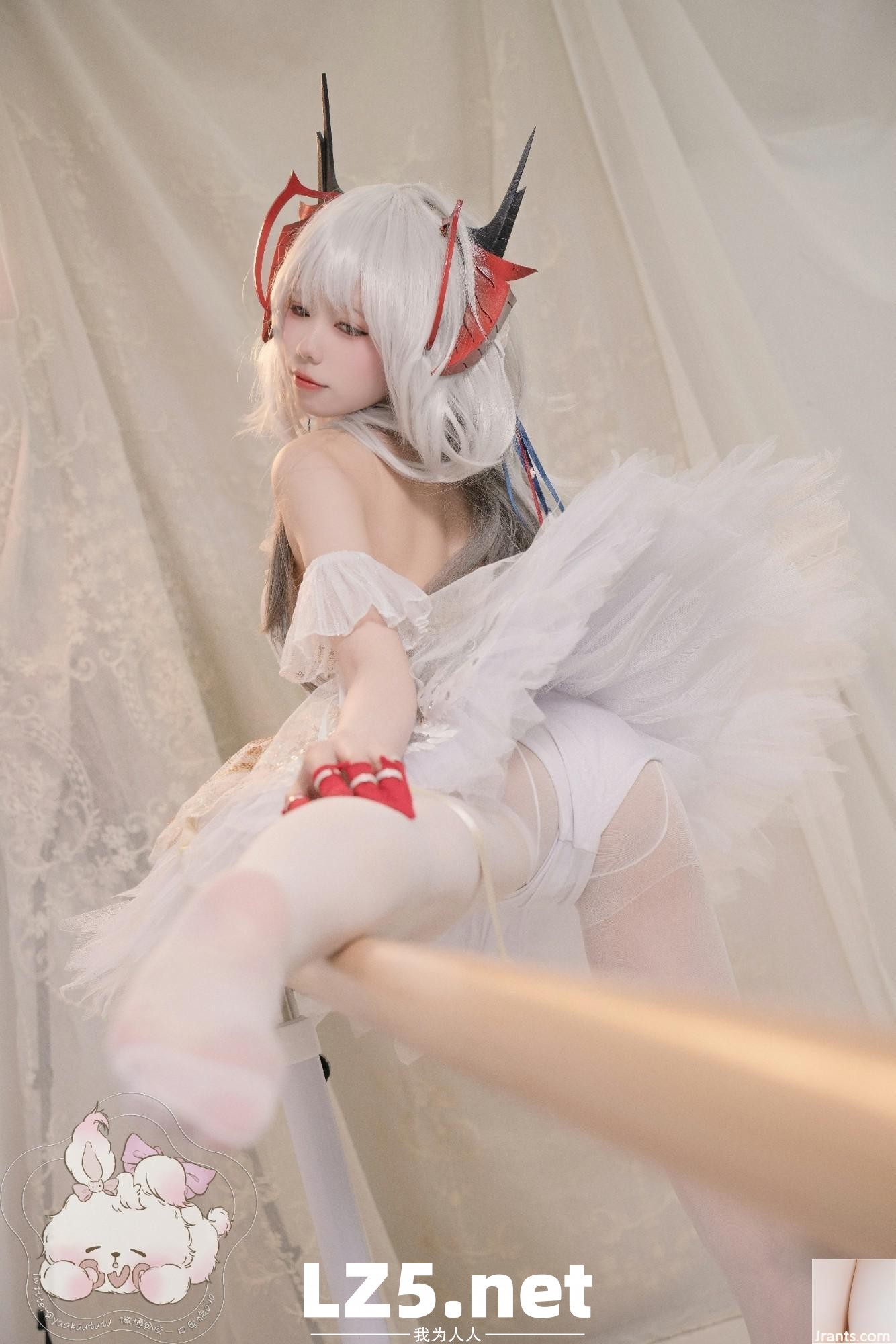 Coser@黏黏團子兔 – W天鵝之舞 (55P)